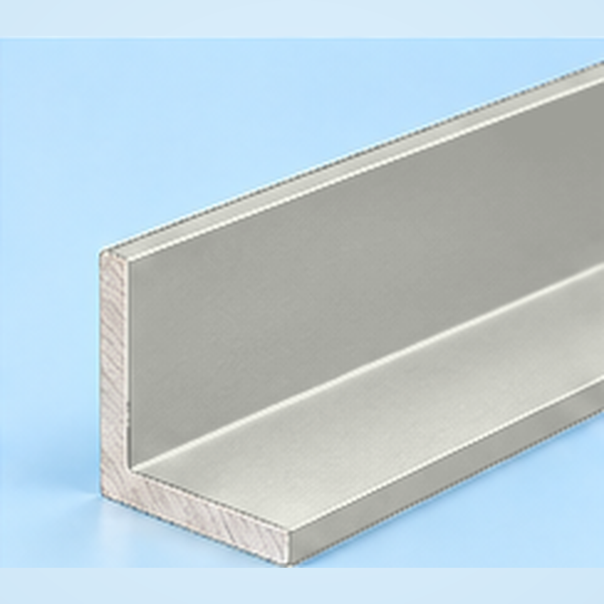 Aluminium angle - Surfmist powder coat