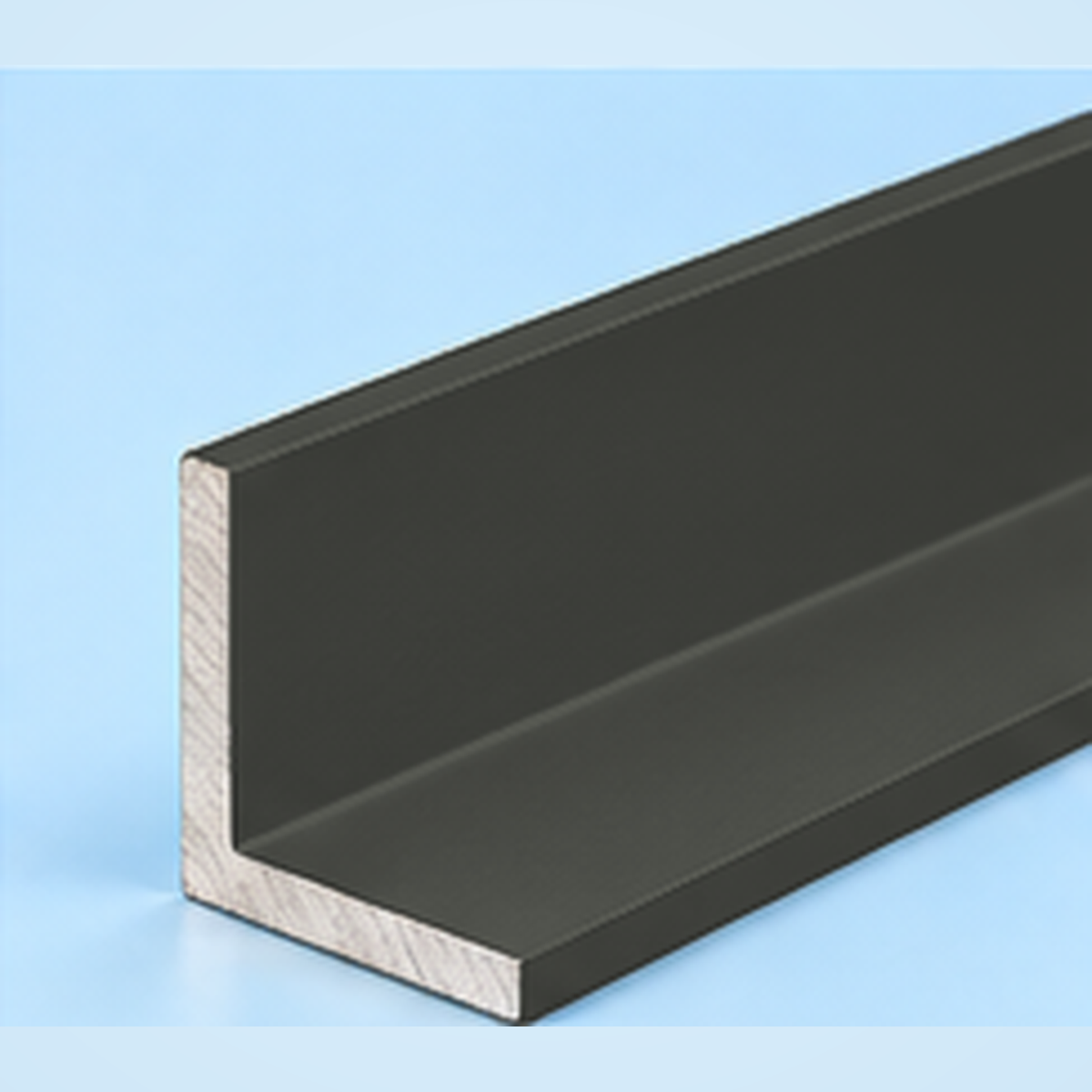 Aluminium angle - Woodland Grey powder coat