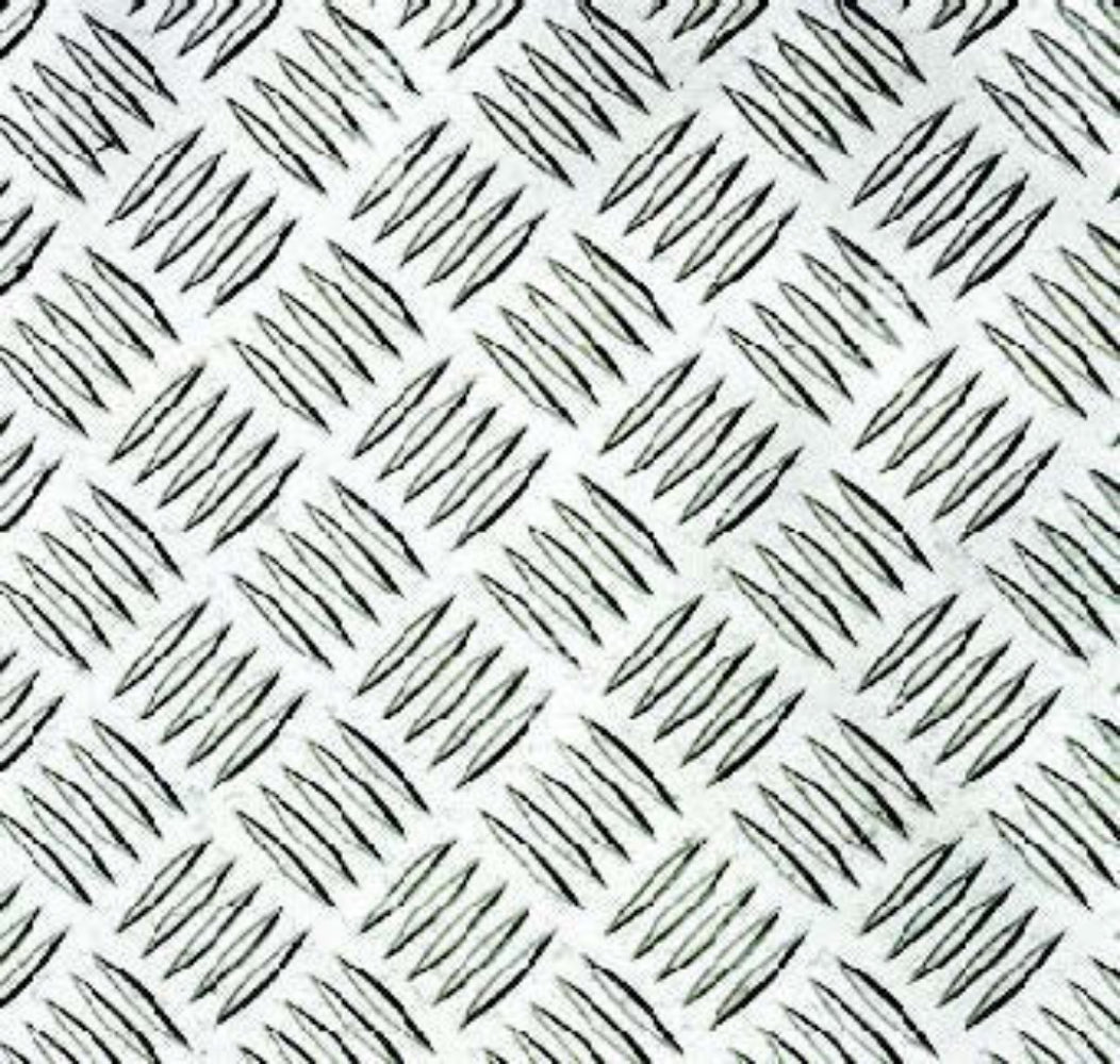 Aluminium 5-Bar Treadplate 5052 2.5mm 1500x3000 - Melbourne Cut to Size