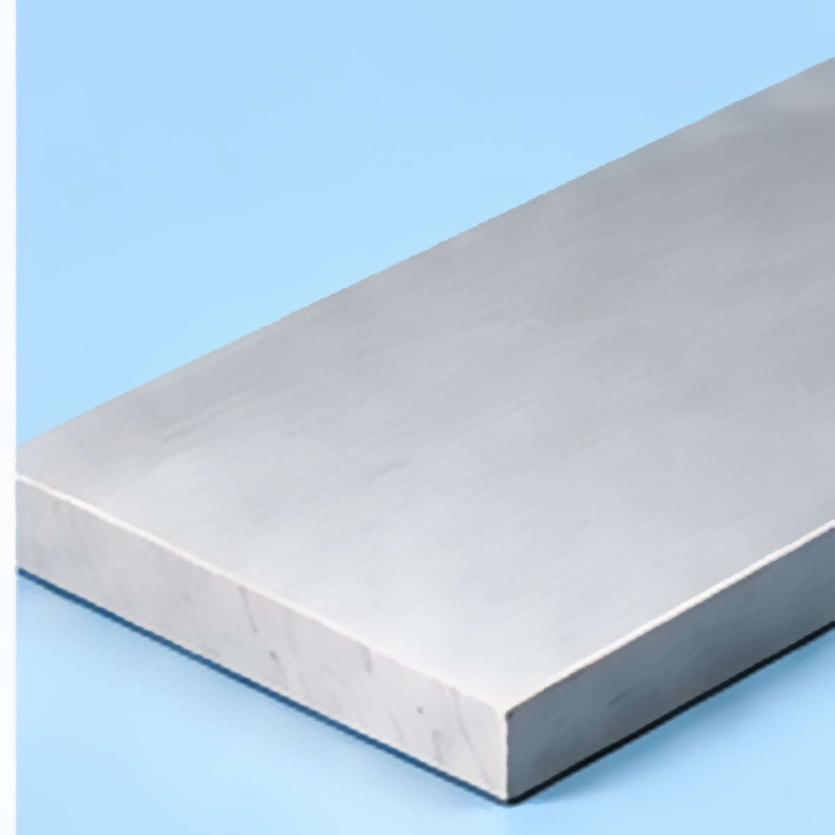 Marine grade aluminium plate, mill finish, cut to size