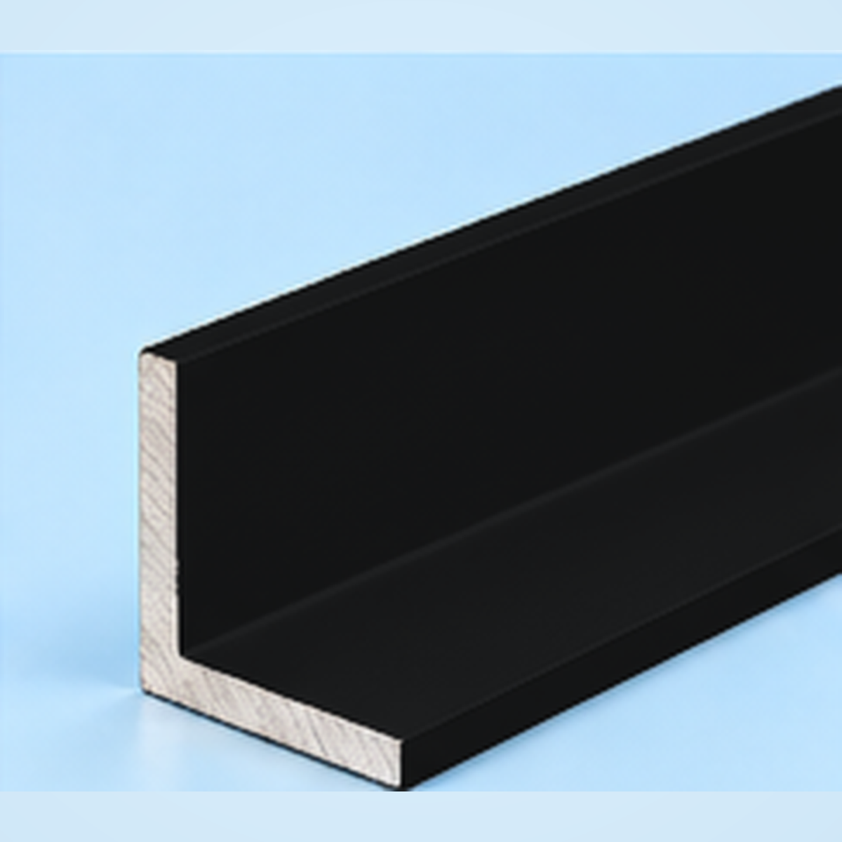 Aluminium angle - black