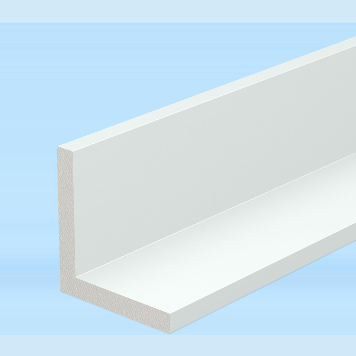 Aluminium angle - White Pearl