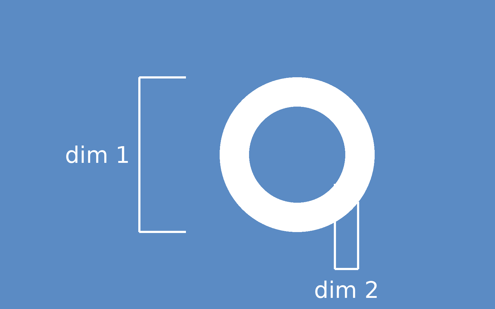 Aluminium Round Tube 100mm x 3mm cross-section diagram